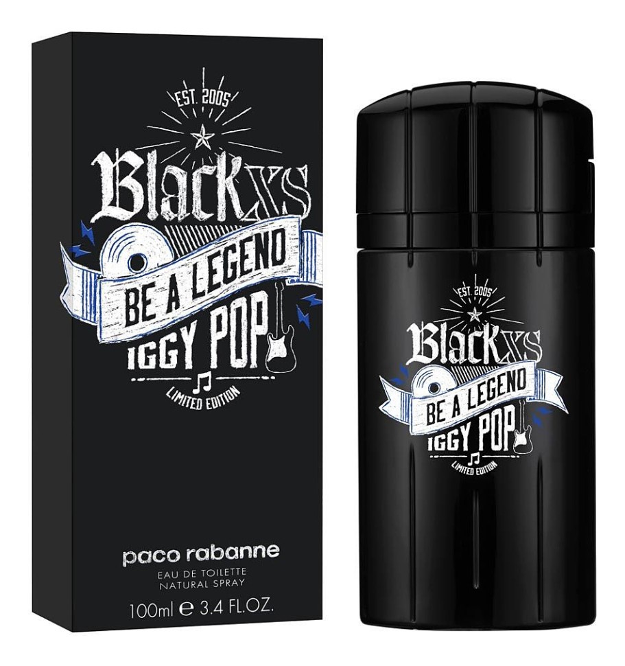 Paco Rabanne XS Black Be a Legend Iggy Pop